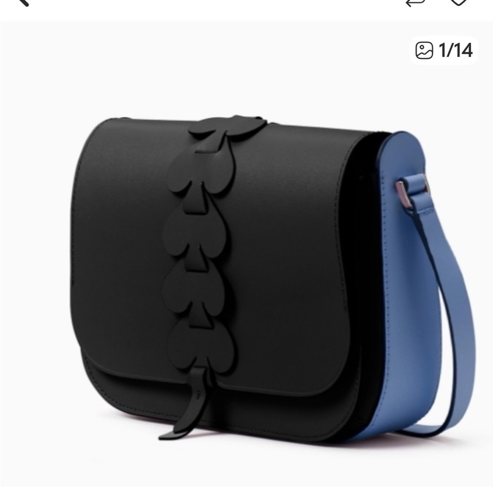 kate spade Black and Blue Leather Crossbody ♠️